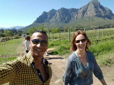 One of the best parts of a visit to Oldenburg Vineyards is the walk up to Rondekop